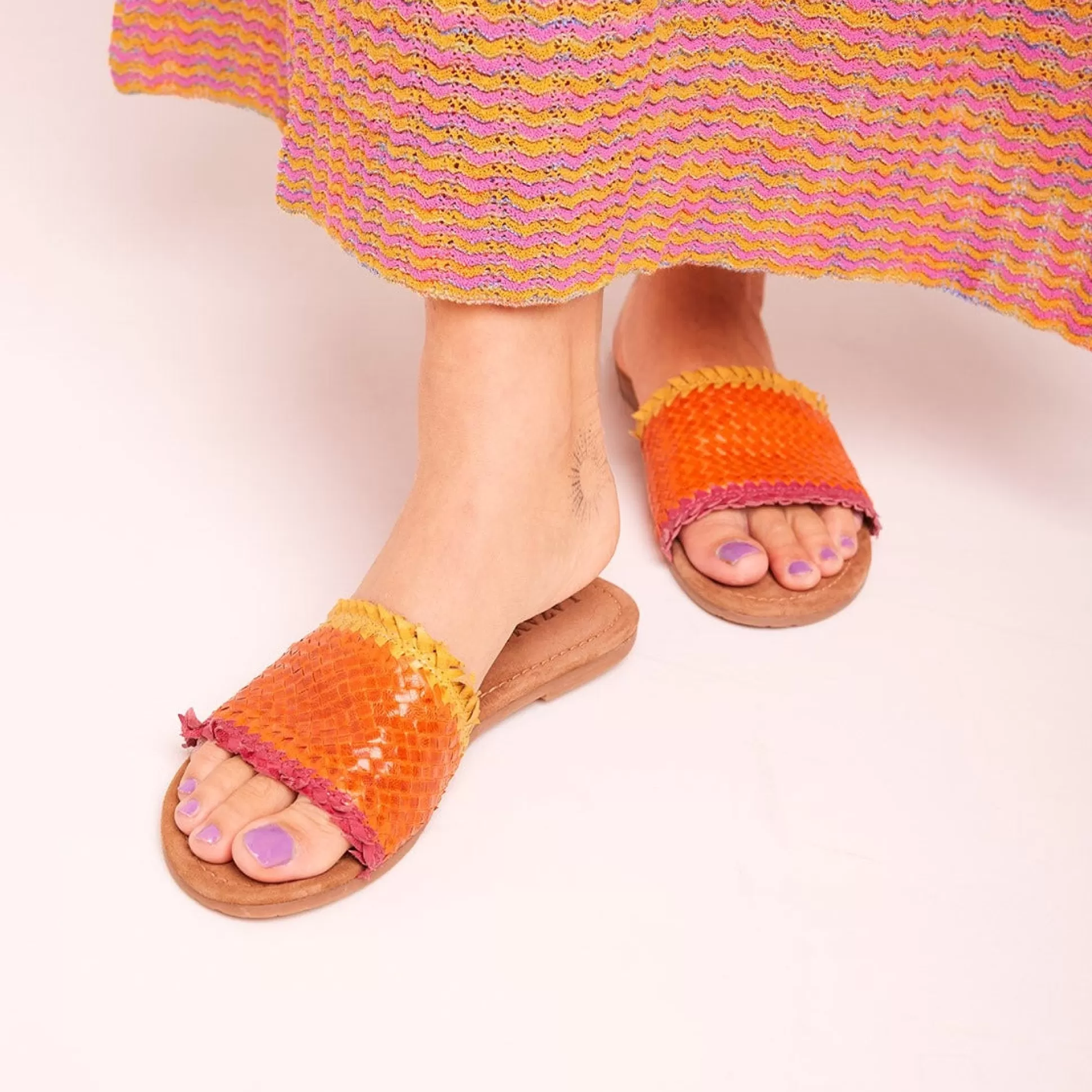 Vrouw Lazamani Dames Slippers 33.486 Orange